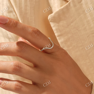 Bague de mariage élégante et brillante en or jaune 18 carats avec diamant de laboratoire VVS certifié IGI, cadeau d'anniversaire pour femme, bijoux vintage - Product Image 4