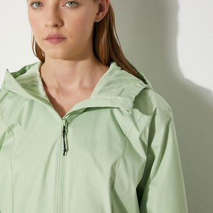 Chaqueta cortavientos de nailon con logotipo personalizado para mujer, ropa de trabajo bordada en todos los colores, forro de lino para otoño, venta al por mayor, 2025 - Product Image 5