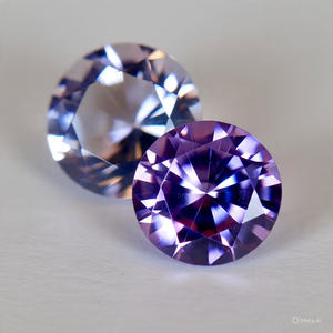 Moissanite de qualité supérieure, taille brillant, couleur violet magnifique, cultivée en laboratoire (VVS1), pierre précieuse en vrac, dureté Mohs 9,25, 6,5 mm - Product Image 3