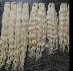 Extensiones de cabello humano rubio de la mejor calidad - Product Image 1