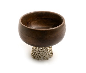 Bol noir audacieux de qualité supérieure fabriqué à la main centre de table de luxe élégant décor à la maison pièce de déclaration d'accent - Product Image 6