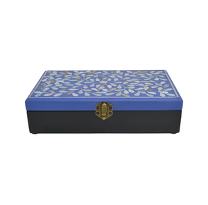 Venta al por mayor de joyas florales con incrustaciones de nácar, cajas de almacenamiento de lujo para el hogar, regalo, artículos de Ramadán - Product Image 2
