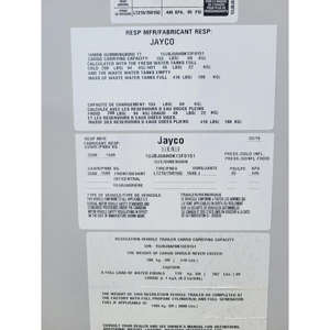 2019 Jayco Hummingbird 16RB Vehicle <b>Interior</b> <b>Accessories</b> FR2514A - Product Image 5