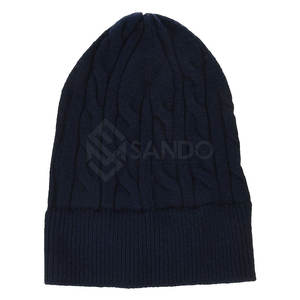 Venta caliente de alta calidad de lana gorros sombrero para hombres mujeres uso al aire libre invierno cálido Jacquard gorros sombrero - Product Image 1
