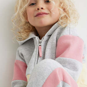 Sudaderas con capucha de algodón orgánico Unisex 100% para niños, personalizadas, de alta calidad, de otoño, bordadas, transpirables, con cremallera, sueltas para bebés y niños pequeños - Product Image 3