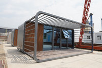 Cabane de glamping préfabriquée de luxe moderne, maisonnette modulaire pour Airbnb et complexe hôtelier, capsule habitable préfabriquée