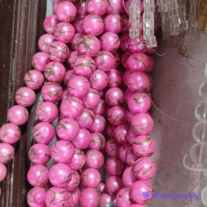 Factory Wholesale Exquisite <b>Colourful</b> Resin Beads Faceted Crystal Roundel Glass Beads <b>Lamp</b> work Glass Beads For Jewellery Making - Product Image 1