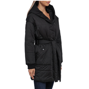 Nouvelle veste bomber d'hiver pour femmes, réversible, en nylon épais et chaud, 90% duvet de canard blanc, imperméable, coupe-vent, parka écologique - Product Image 1