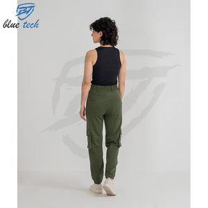 <b>Women's</b> Casual Fitness <b>Tank</b> <b>Top</b> Denim Woven <b>Knitted</b> Spandex Nylon for Gym Yoga & Running Sports - Product Image 3