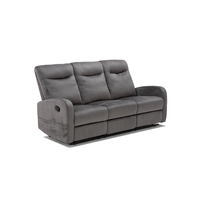 Fauteuil inclinable manuel confortable et extensible pour massage, fauteuil individuel moderne pour salon, revêtement en tissu moelleux, Berfa