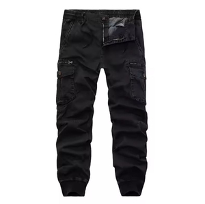 Pantalones cargo para hombre, ropa de calle, ajuste de gran tamaño, cintura ajustable, OEM, logotipo personalizado, precio al por mayor, tarifa barata, personalización 2025 - Product Image 2