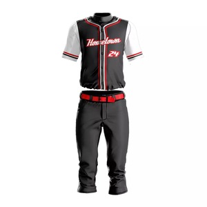 Prix de gros – Nouvelle tenue de baseball personnalisée pour homme, unie, respirante, séchage rapide, 100 % polyester, col en V, pour sports de plein air - Product Image 1