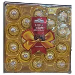 Chocolats individuels au lait d'amande Royal De Dolton Elipse, emballés individuellement, prêts à manger, en forme de cœur, boîte cadeau - Product Image 3