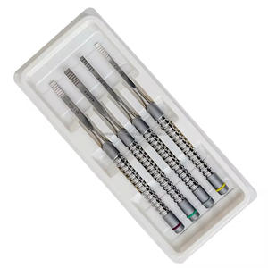 Juego de 4 piezas de cinceles dentales manuales de acero inoxidable de alta calidad KANEKA para uso profesional en cirugía ósea - Product Image 4