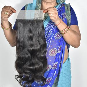 Prix de gros, mèches de cheveux humains indiens bruts populaires, Bodywave, soyeux, lisses, brillants, texture naturelle, disponibles à la vente - Product Image 2