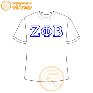 T-shirt pour femmes Zeta Phi Beta personnalisé en gros vêtements de sororité t-shirts en coton vêtements de fraternité pour femmes plus fines - Product Image 2