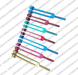 Kit de 7 diapasons en aluminium pour la guérison par vibrations, la relaxation et l'équilibrage énergétique TARIQ MFG CO - Product Image 4