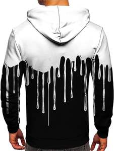 High Street Plus Size Transpirable Impreso 100% Algodón Casual Hombres Sudadera con capucha Conjuntos de Pakistán - Product Image 2