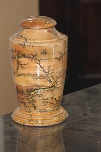 Resin Urn <b>Box</b> - <b>Large</b> <b>Wooden</b> for Ashes Adult Male/Female - Water Stunning Resin Urn <b>Box</b> - Personalized <b>Box</b> Cremation Urns - Product Image 4