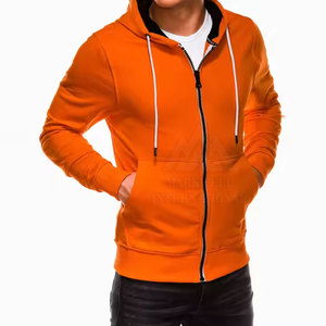 OEM Service Wholesale Best Design <b>Men</b> <b>Zipper</b> <b>Hoodies</b> Lightweight Solid Color <b>Men</b> <b>Zipper</b> <b>Hoodies</b> - Product Image 5
