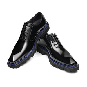 Zapatos de Cuero Casuales Brillantes para Hombre, Zapatos Oxford Formales, Zapatos Elevadores Cómodos de Piel de Becerro para Negocios y Desplazamientos - Product Image 5