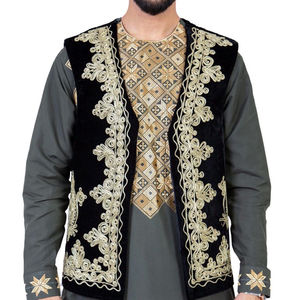 Vente flash, meilleur prix, robes afghanes Kuchi, style ethnique, robe afghane faite à la main pour femmes avec veste pour hommes, culture afghane, robe de mariage - Product Image 3