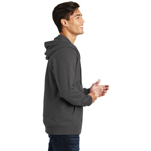 Sudadera con Capucha Completa para Hombre, 100% Algodón, Tejida, Temporada Primavera-Invierno, Nueva Tendencia, Holgada, Informal, de Manga Larga, Térmica, Bordada, Lisa - Product Image 6