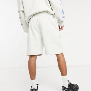 Logo personnalisé Short de gym en coton pour hommes Sports d'été Short de survêtement à la mode à taille moyenne Coupe ample pour la course à vélo Short à cordons - Product Image 2