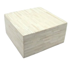 Caja de Joyería de Hueso Natural Recién Llegada, Caja de Almacenamiento Multifuncional de Forma Rectangular con Incrustaciones de Hueso Hecha a Mano para Joyas al Mejor Precio - Product Image 4