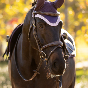 Gorro ligero de ganchillo hecho en Pakistán, superventas, cubierta lavable para oreja de caballo, elegante accesorio ecuestre, gorro para oreja - Product Image 3