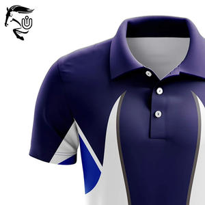 Nouveautés Polos d'été Polos de sublimation en polyester de qualité supérieure Vente en gros de polos respirants pour hommes avec logo personnalisé - Product Image 4