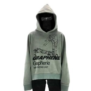 Factory Custom logo Blank Boxy Oversized <b>Hoodies</b> Heavyweight Cotton <b>Hoodies</b> Drop Shoulder Pullover <b>Hoodies</b> OEM - Product Image 1