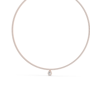 สร้อยคอเพชรแล็บ 4.53 กะรัต ทรงกลมเจียระไนแบบบริลเลียนท์ ทอง 18KT, 14KT สีขาว สีเหลือง สีโรสโกลด์ เครื่องประดับหรูหรา - Product Image 3