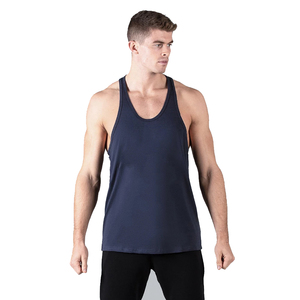 Chaleco de entrenamiento informal para hombre 2025, camiseta sin mangas transpirable con estampado de logotipo personalizado para gimnasio, camiseta sin mangas de talla grande hecha en Pakistán - Product Image 6