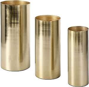Lightweight Metal <b>Cylinder</b> <b>Vases</b> For Easy Practical Use For Events Parties And Home Decoration Needs - Product Image 4