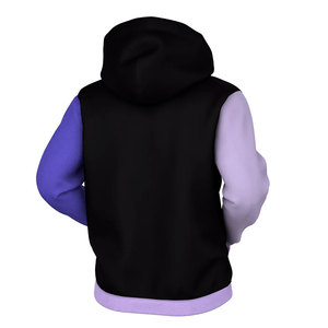 Street Wear nouvelle mode haute qualité hiver hommes polaire coton mélangé impression numérique surdimensionné fermeture éclair Sublimation sweats à capuche - Product Image 6