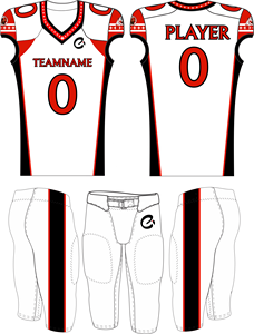 Camiseta de fútbol americano sublimada de uniforme de fútbol juvenil personalizado de último diseño - Product Image 5