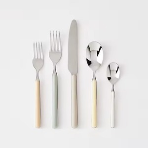 Juego de cubiertos de acero inoxidable para boda, cuchillo moderno, tenedor, cuchara, juego de cubiertos para banquetes, uso en hoteles - Product Image 1
