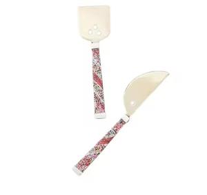 Modern Finished Stainless Steel <b>Cheese</b> Tools Metal Handle <b>Cheese</b> <b>Knife</b> <b>Set</b> Mini Butter Spreader Forks Cutter - Product Image 5