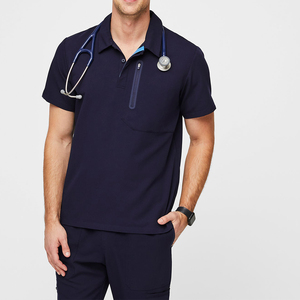 Nuevo Diseño: Conjunto de Blusa y Pantalón Quirúrgico para Hombre, Material de Algodón-Poliéster-Spandex, Detección de Agujas, Uso Hospitalario, Personalizable - Product Image 1