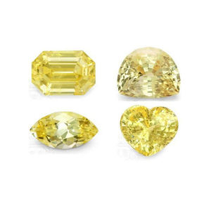 พลอยธรรมชาติ6มม. พลอยแซฟไฟร์สีเหลืองอัญมณีธรรมชาติขายส่งพร้อมสต็อกเครื่องประดับอัญมณีหลวม - Product Image 5