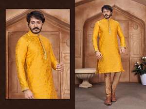 Mens Kurta Pyjama With <b>Shawl</b> Scarf Included Complete Traditional Look Perfect For Winter Events Elegant Accessory - Product Image 5
