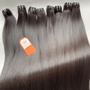 Extensions de cheveux humains vietnamiens bruts vierges 100% Double Drawn Perruques naturelles droites de couleur pure non traitées - Product Image 5