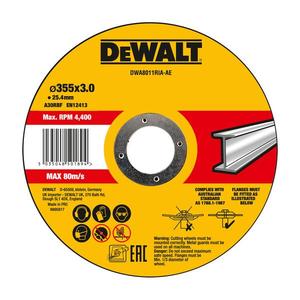 Disque de coupe plat haute performance pour outils de coupe et de façonnage Dewalt - Product Image 1