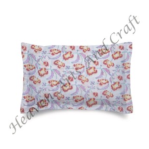 100% Cotton Block Print Pillow <b>Cover</b> Customized Ethnic Indian Floral Series for Home Hotel Colorful Decorative <b>Cushion</b> <b>Cover</b> - Product Image 4