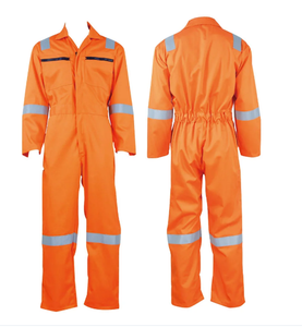 Oil Gas Safety Breathable Flame Retardant Work Clothes Hi Vis Reflective Workwear Suits Protective Working Uniform Coverall - Product Image 4