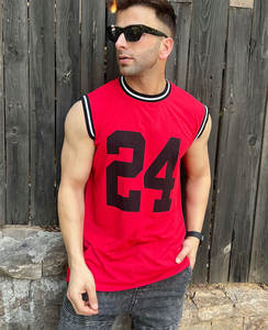 Camiseta de tirantes de entrenamiento de gimnasio de diseño personalizado para hombre, camiseta de entrenamiento de Spandex para Fitness con cuello de capucha para correr - Product Image 6