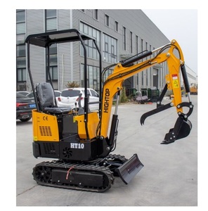 Mini-excavatrice haute performance HT10 à vendre, petite machine de terrassement économique pour travaux de jardinage et agricoles, prix de gros usine - Product Image 5