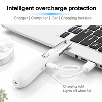 Mini mignon arc électrique briquet coupe-vent USB rechargeable bougie Barbecue briquet de cuisine