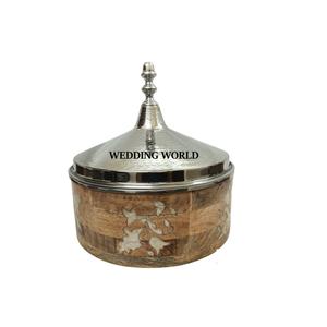 En bois Arabe Design Hotpot Belle Qualité À La Main Casserole Cuisine Ware Table À Manger Décoratif Fantaisie En Bois Réchauffeur De Nourriture - Product Image 2